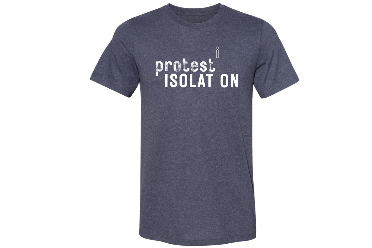 PROTEST ISOLATION SUEDED COTTON BLENDED T-SHIRT